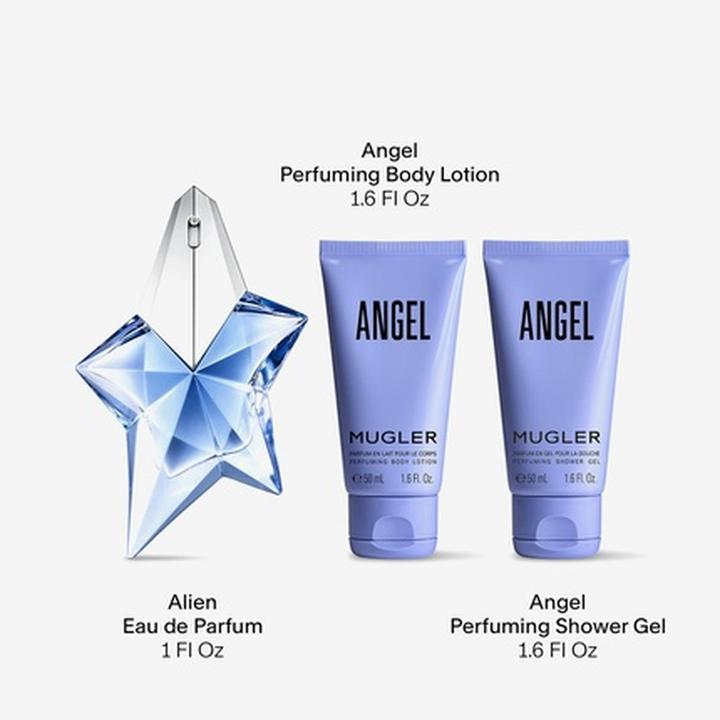 Immagine prodotto Thierry Mugler Angel Eau de Parfum 25ml Set Angel 25ml + Bodylotion + Gel doccia (Set di profumi, Set per la cura del corpo)
