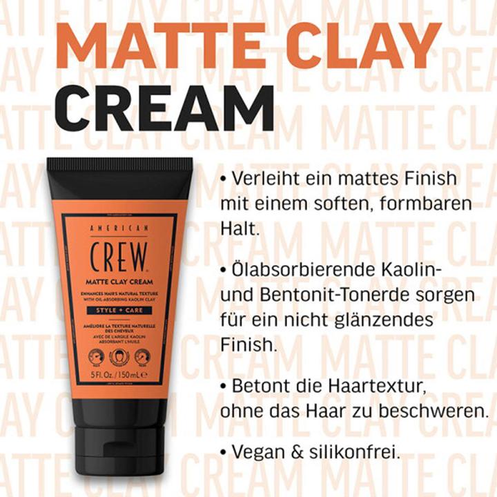Actual product image American Crew Matte Clay (Hair cream, 150 ml)