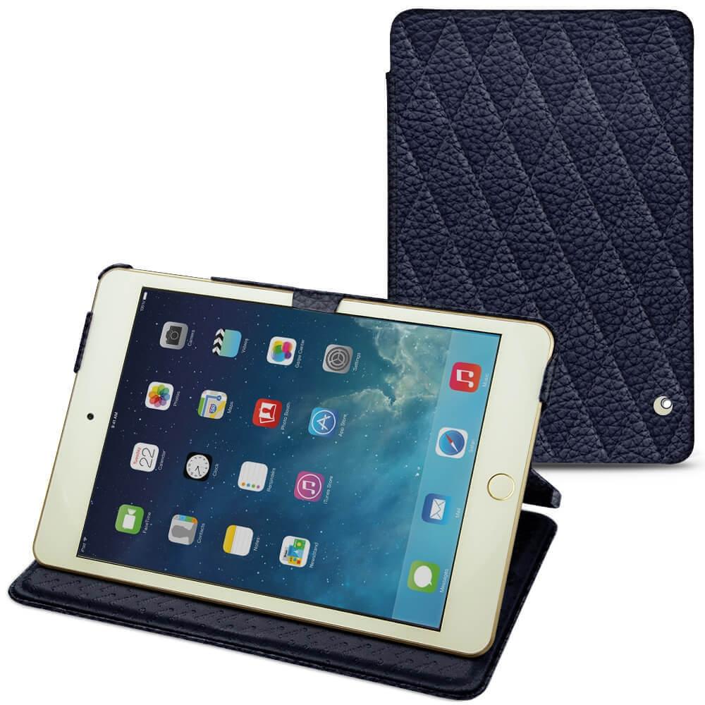 Noreve Lederschutzhülle horizontal (iPad Mini 5), Tablet Hülle, Violett