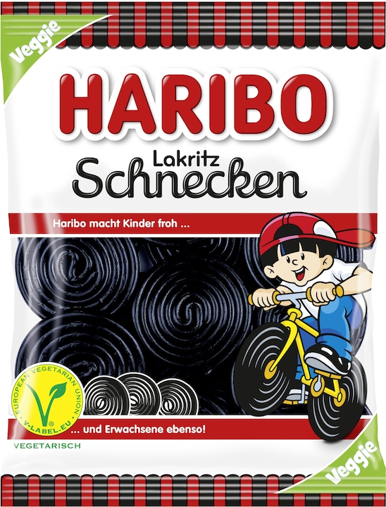 Immagine prodotto Haribo Lumache Alla Liquirizia 175g Bt (1 pz., 175 g)