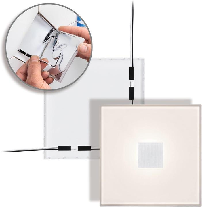 Actual product image Paulmann LumiTiles Square Basic Set (Warm white, 1 cm, Indoor)