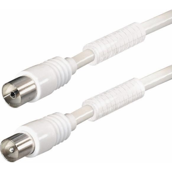 Qbulk Cavo antenna 85dB in ferrite, 7,5 m, hvid, Cavo antenna