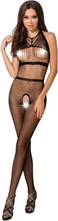 Produktbild Passion Bodystocking Ouvert aus Netz im Neckholder-Design (One Size)