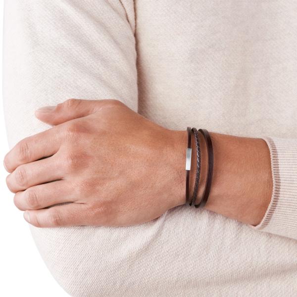 Productafbeelding Fossil Vintage Casual (19.50 cm, Leer, Roestvrij staal)