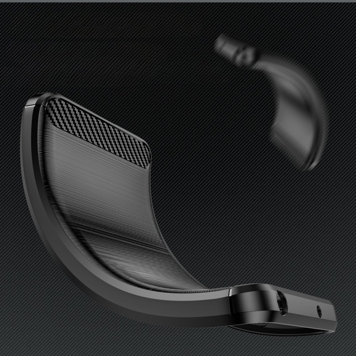 Produktbild Cover-Discount Poco M6 Pro / Redmi Note 13 Pro 4G - Metall Look schwarz (Xiaomi Redmi Note 13 Pro 4G)