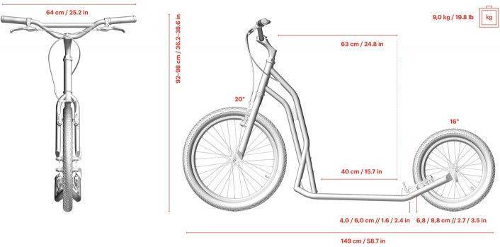 Produktbild Yedoo Tretroller S2016 Tretroller orange