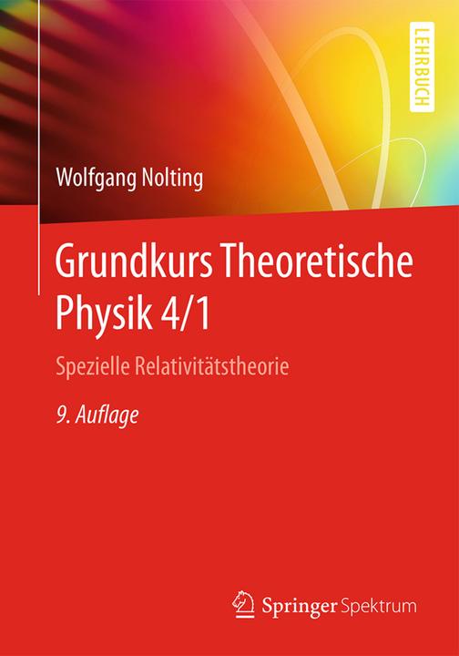 Produktbild Grundkurs Theoretische Physik 4/1 (Deutsch, Wolfgang Nolting, 2016)