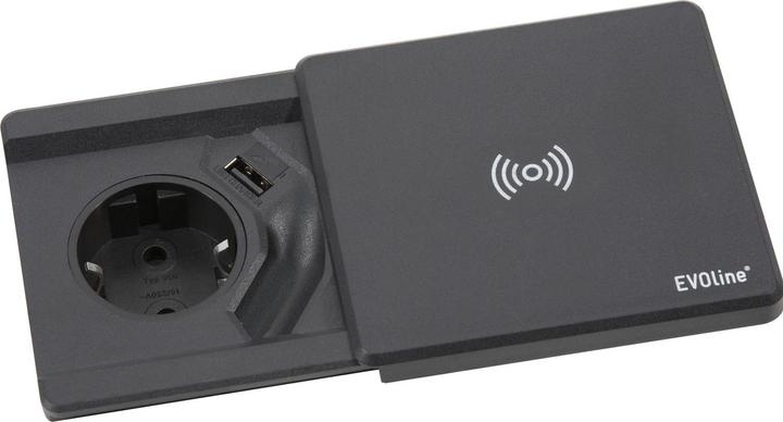 Evoline Square80 con funzione di ricarica Qi senza connessione dati nero