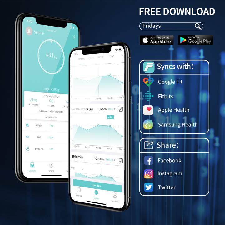 Immagine prodotto ViatomTech Lescale Lite (F5) Bluetooth Weight Scale