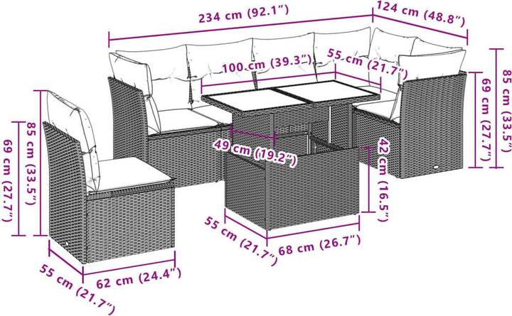 Produktbild vidaXL Amelie