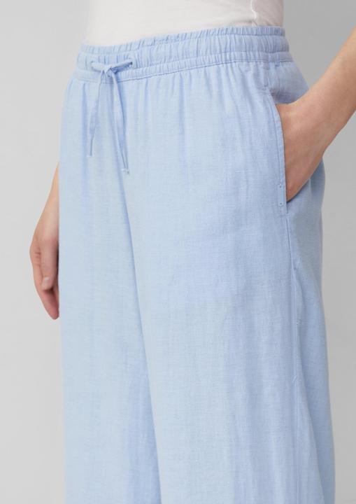 Actual product image S.Oliver Hose Leinenmixhose mit Gummizug und weitem Bein (W44/L32)