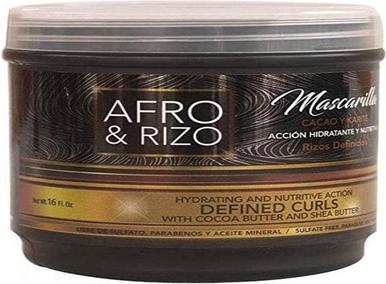 Actual product image Afro & Rizo Hair Mask 236g Moisturizing and Revitalizing Deep Treatment for Afro, Curls, Waves, and