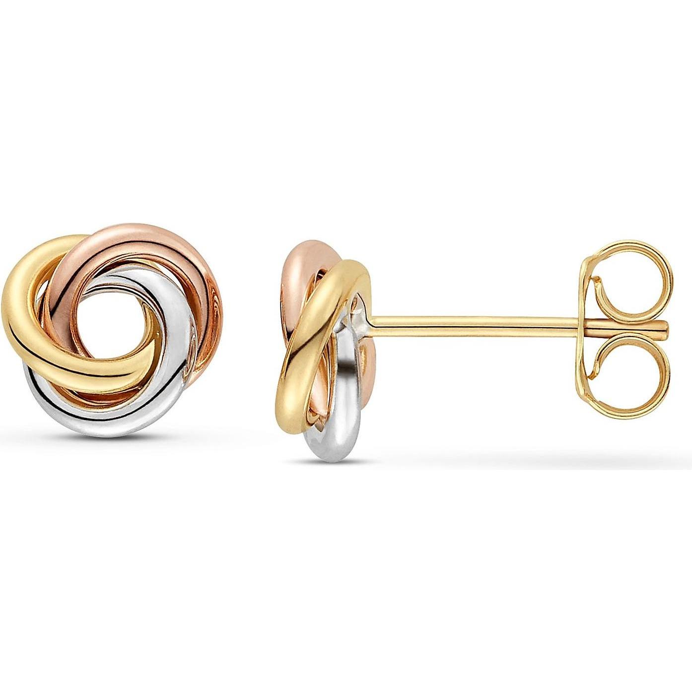Christ, Ohrringe, Ohrstecker, (375er Weissgold, 375er Gelbgold, 375er Rotgold)