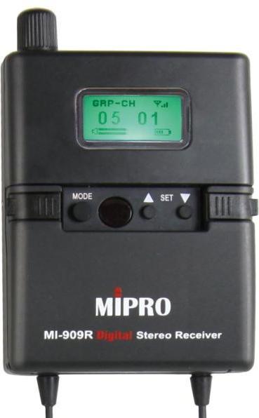 Actual product image Mipro MI-909R Digital stereo radio receiver