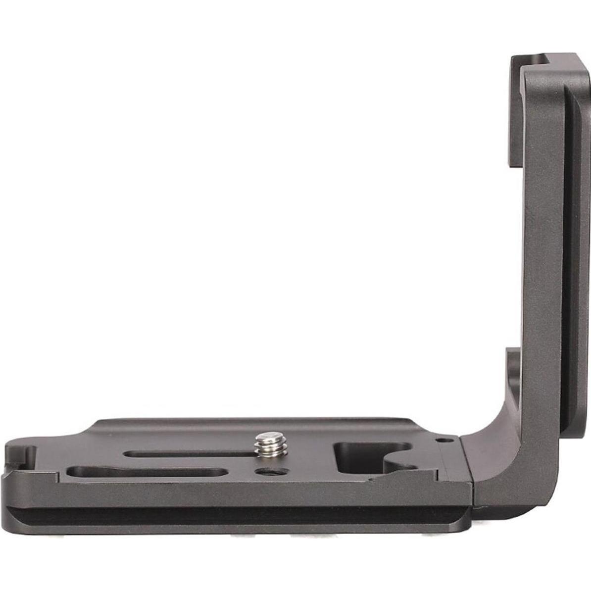 Leofoto Piastra L combinata per Canon 70D (L-rotaia), Accessori per treppiedi, Nero