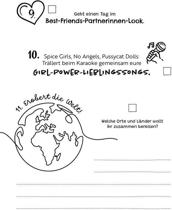 Produktbild Die Bucket List für Freundinnen (Deutsch, 2024)