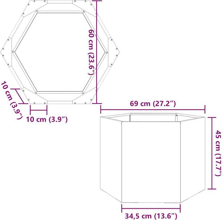 Produktbild vidaXL Pflanzkübel