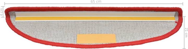 Immagine prodotto vidaXL Treppenmatte (65 x 21 cm)