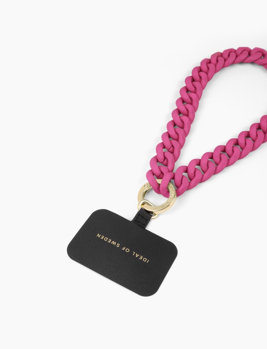 Actual product image iDeal Of Sweden Phone Strap Bracelet Chain - Hyper Pink