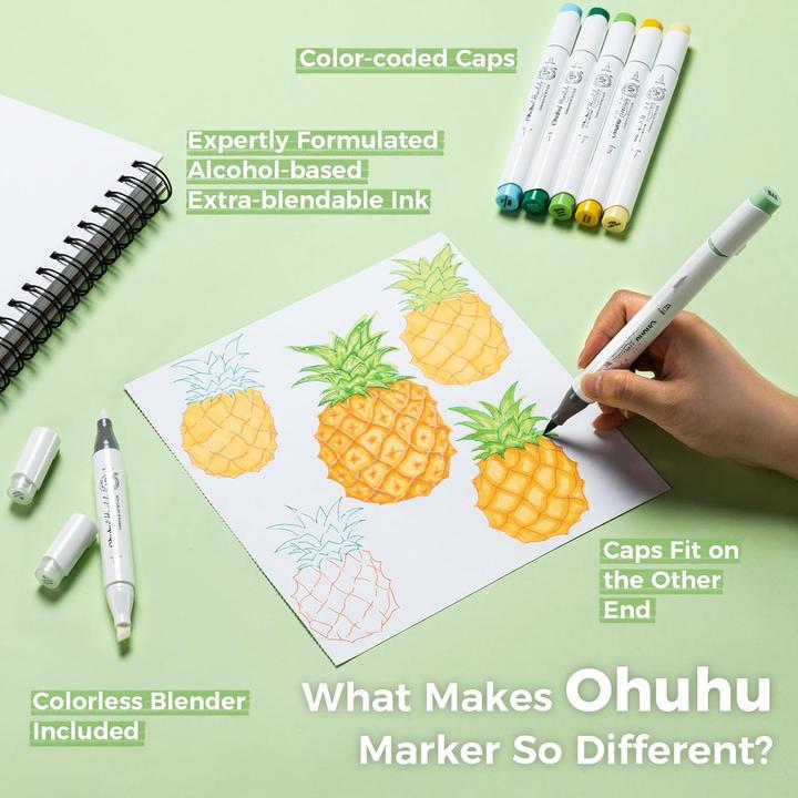 Produktbild Ohuhu Honolulu Kunstmarker