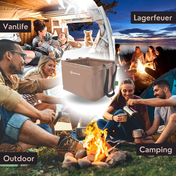 Actual product image Bertiger Faltbare Camping-Spülschüssel