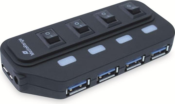 Actual product image MediaRange MRCS504 Stroke (USB-A, 4 Ports)
