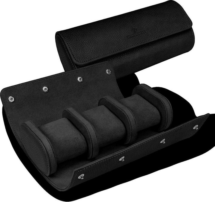 Actual product image Windrose travel watch case (3 watches) black