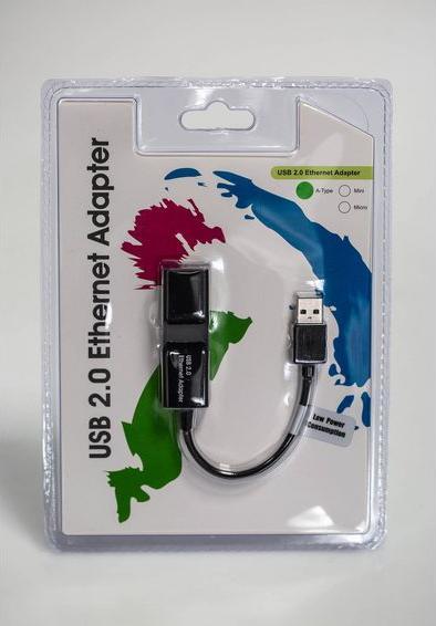 Produktbild RS PRO USB 2.0 Ethernet Adapter (USB 2.0, RJ45 (1x))