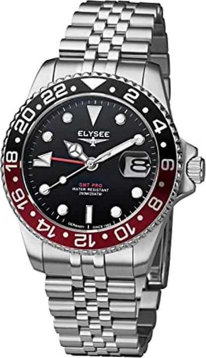 Silver-black-red