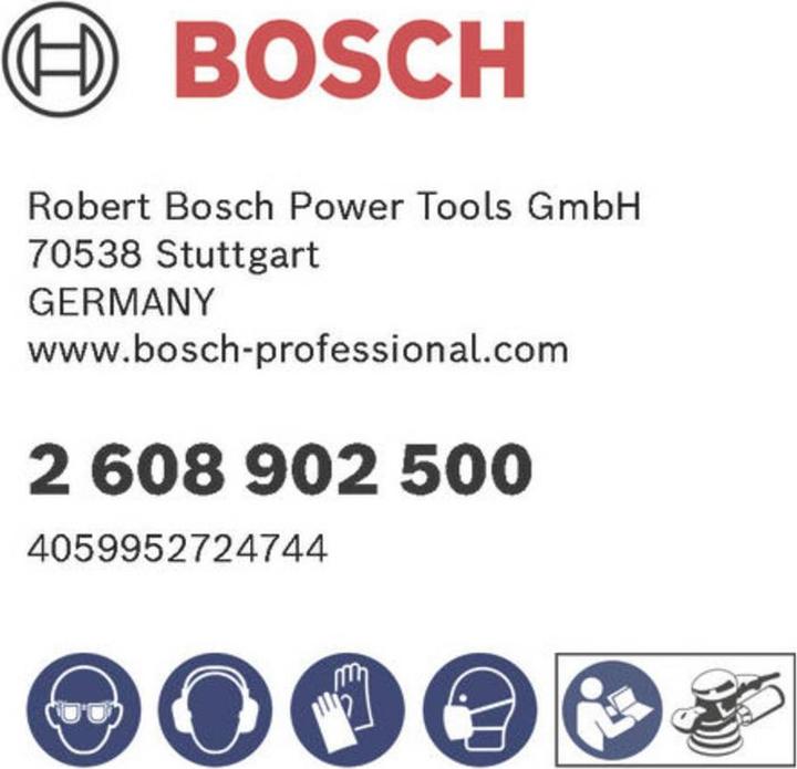 Image du produit Bosch Professional Zubehör Feuille abrasive pour ponceuse excentrique (240)