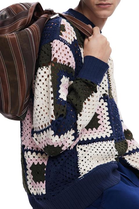 Produktbild Desigual Sweat Roma, 5079 Stagazer, M, Blauw, M (M)