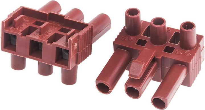 Produktbild RS PRO Klemmstecker 16A 3-polig braun