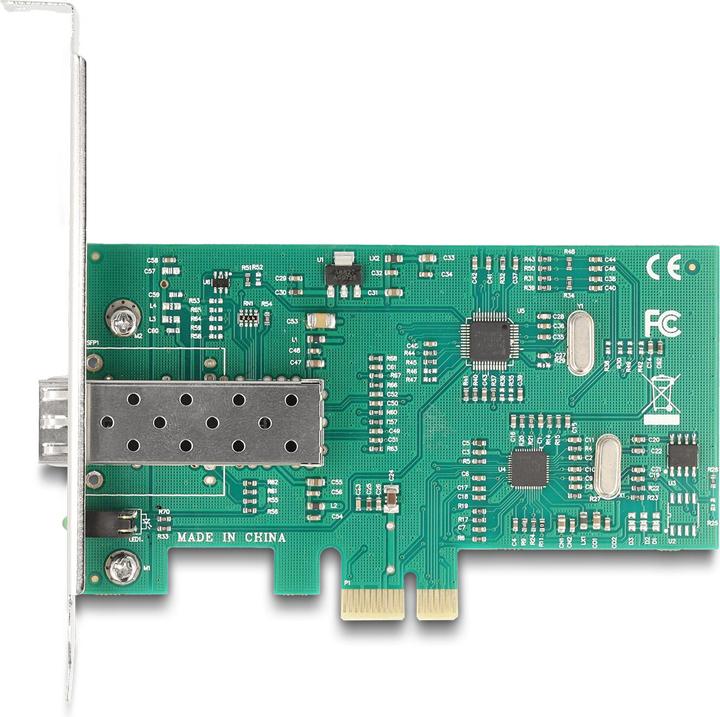 Actual product image Delock PCI Express x1 card to 1 x SFP slot 100Base-FX RTL (Mini PCI Express, PCIe)