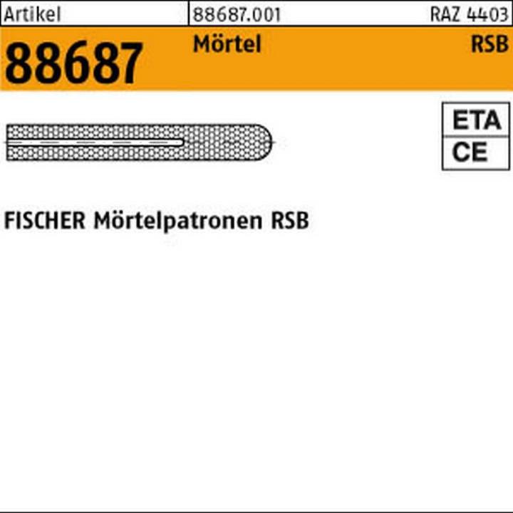 Produktbild Fischer Reaktionspatrone RSB 16 E (10 Stk.)