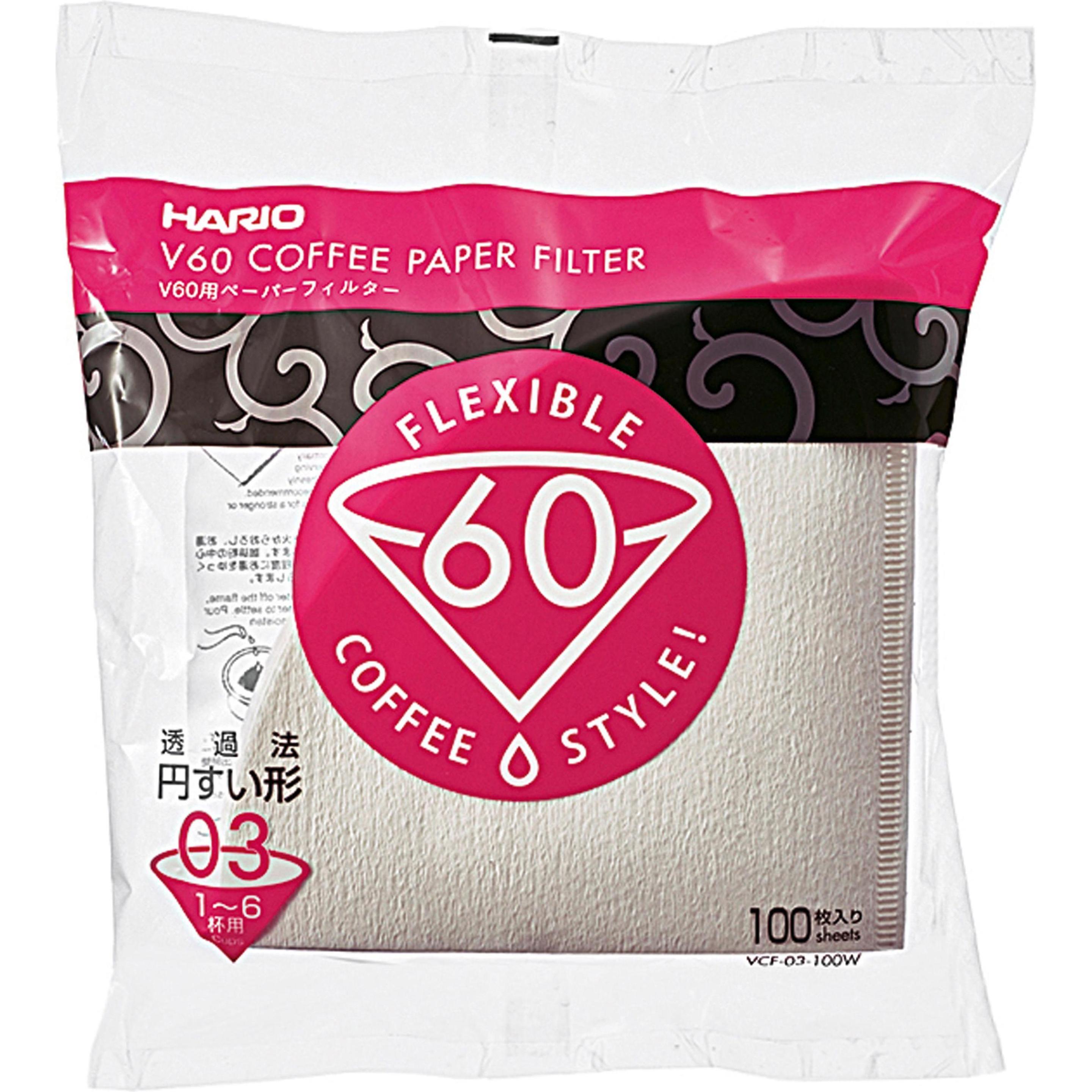 Hario Filterpapier, Zubehör Kaffeemaschinen, Weiss