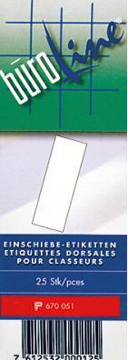 Produktbild BüroLine Einschiebe-Etiketten