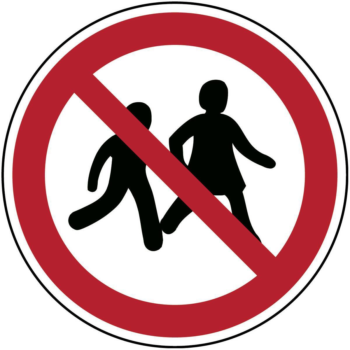 Brady, Etiketten, ISO-Sicherheitsschild - Kein Zutritt für Kinder