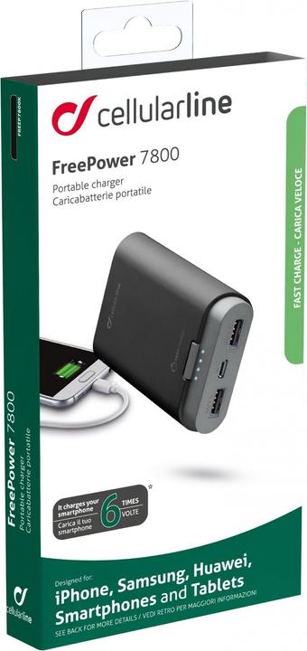 Immagine prodotto Cellularline Freepower (7800 mAh, 28.86 Wh)