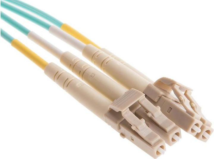 Produktbild RS PRO Patchcord Multi Duplex LC - LC Aqua 1m (1 m)