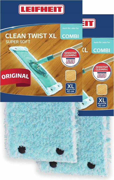 Immagine prodotto Leifheit Housse CLEAN TWIST XL / Combi XL super soft 2 pezzi (2 pz.)