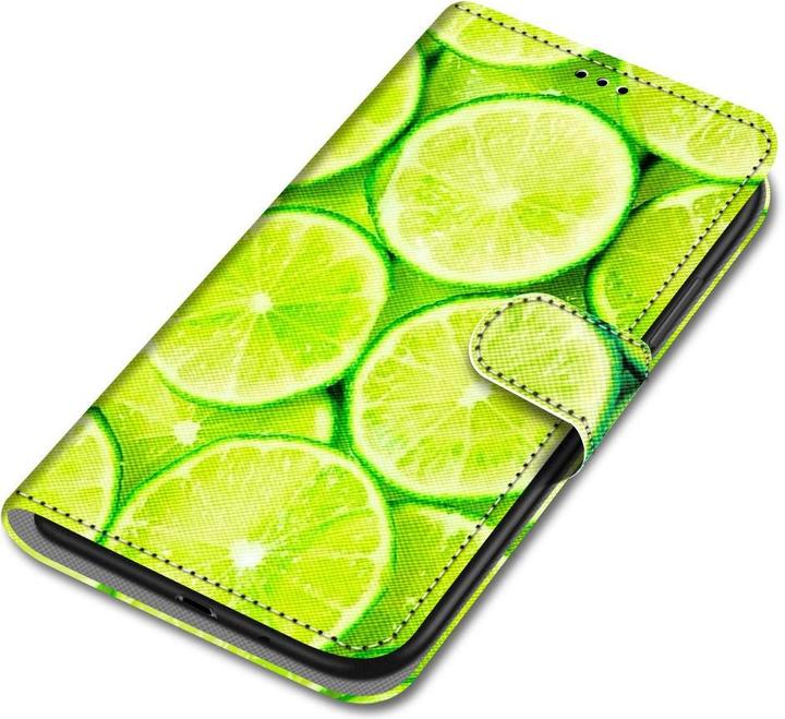 Actual product image Ueli Express iPhone 13 Mini Book Case Case with Card Holder Lime (Apple iPhone 13 mini)