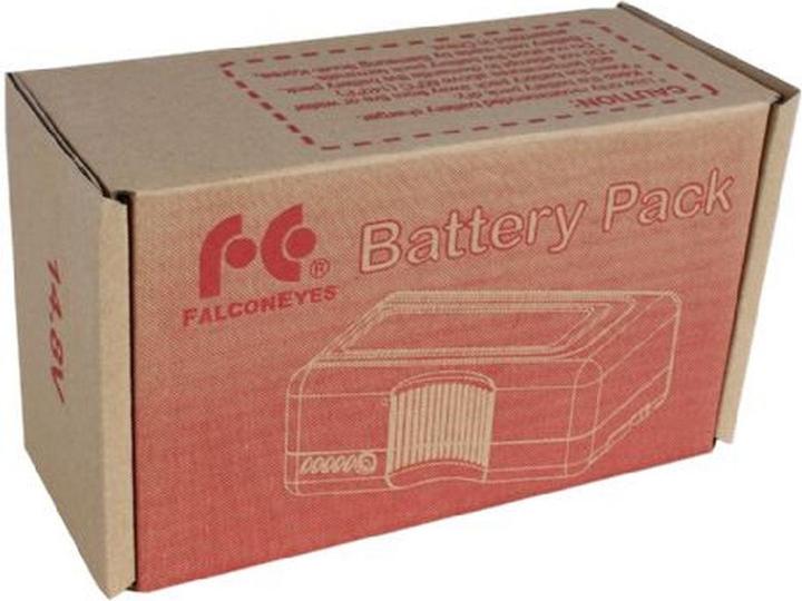 Actual product image Falcon Eyes V-Mount battery 162Wh 14.8V 10000mAh (Camera battery)