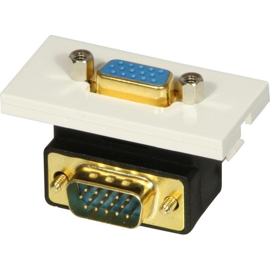 Lindy 60513 cable gender changer VGA Black, White, Netzwerk Zubehör