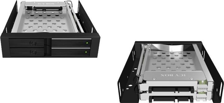 Image du produit Icy Box Wir-Ra. 2x2,5" SATAI-III in 3,5" IB-2227StS (b)