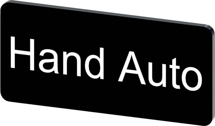 Actual product image Siemens Labelling plate bw rectangular HAND AUTO 3SU1900-0AC16-0DB0