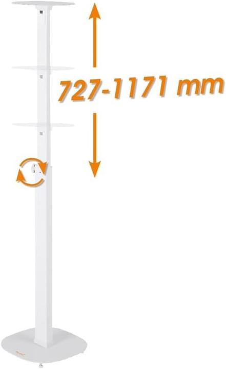 Actual product image myWall HS 23 WL (1 pair, Stand, Height-adjustable)