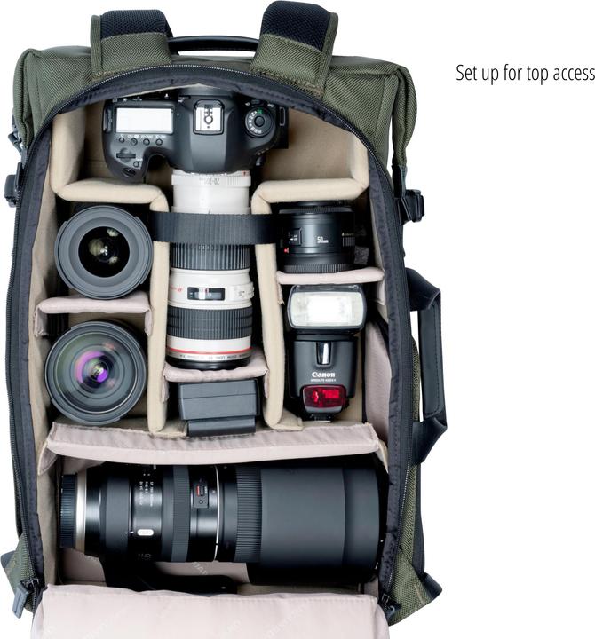 Actual product image Vanguard VEO SELECT49 GR Backpack green (Photo backpack)