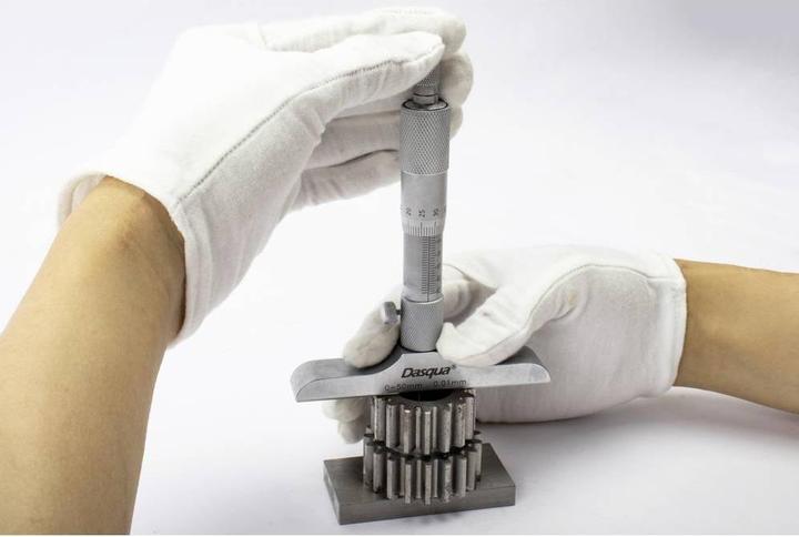 Image du produit Dasqua 4611-8110 Tiefenmikrometer mit Kontrollmass 0 - 50 mm DIN 863