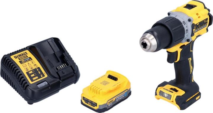 Produktbild DeWalt DCD 805 E1 Akku Schlagbohrschrauber 18 V 90 Nm Brushless + 1x Akku 1,7 Ah + LadegerÃ¤t