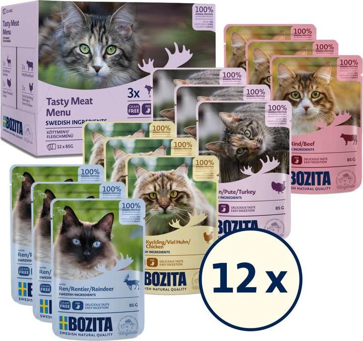 Produktbild Bozita 9107573 (Adult, 12 Stk., 85 g)